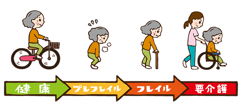 オーラルフレイルと全身への影響