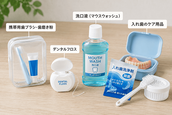 防災グッズに入れておきたいお口ケアアイテム